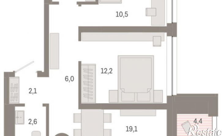 2-комн квартира в новом доме ул Урайская, 67,  д. 67