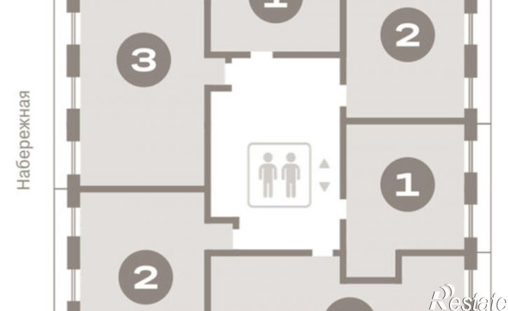 2-комн квартира в новом доме Причальная улица, 7,  д. 7