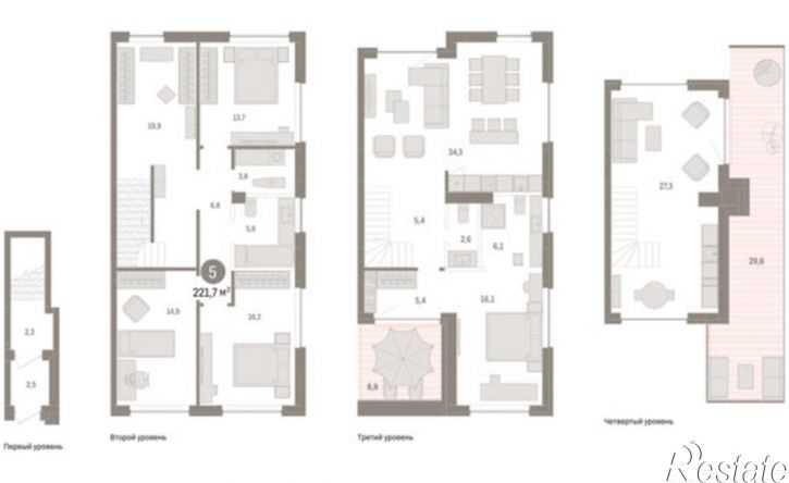 4-комн квартира в новом доме ул Урайская, 59,  д. 59