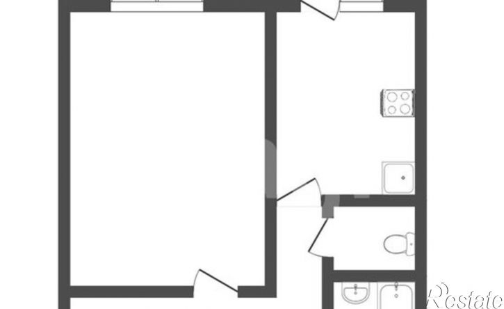 1-комн квартира Беловежская улица, 15,  д. 15