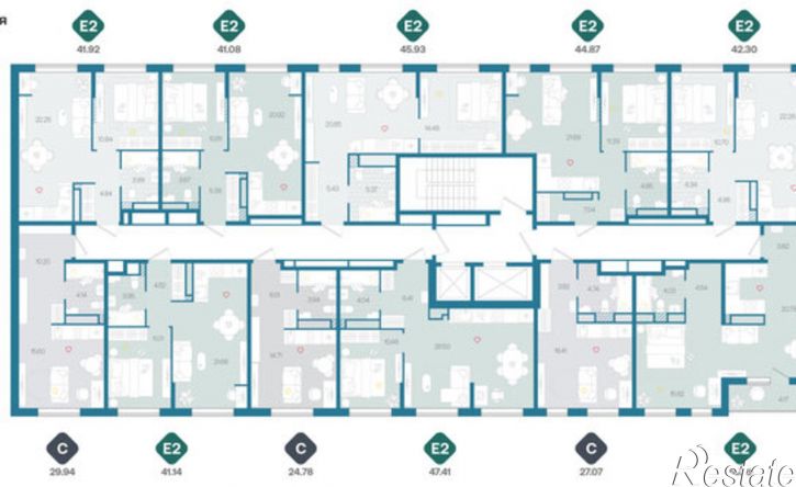 2-комн квартира в новом доме Московский тракт