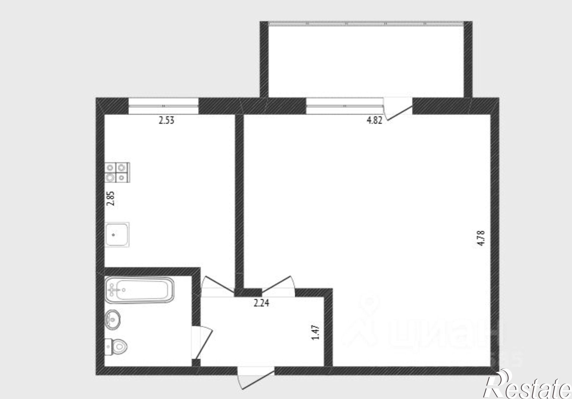 Купить квартиру за 4 000 000 рублей на улица Демьяна Бедного, 109