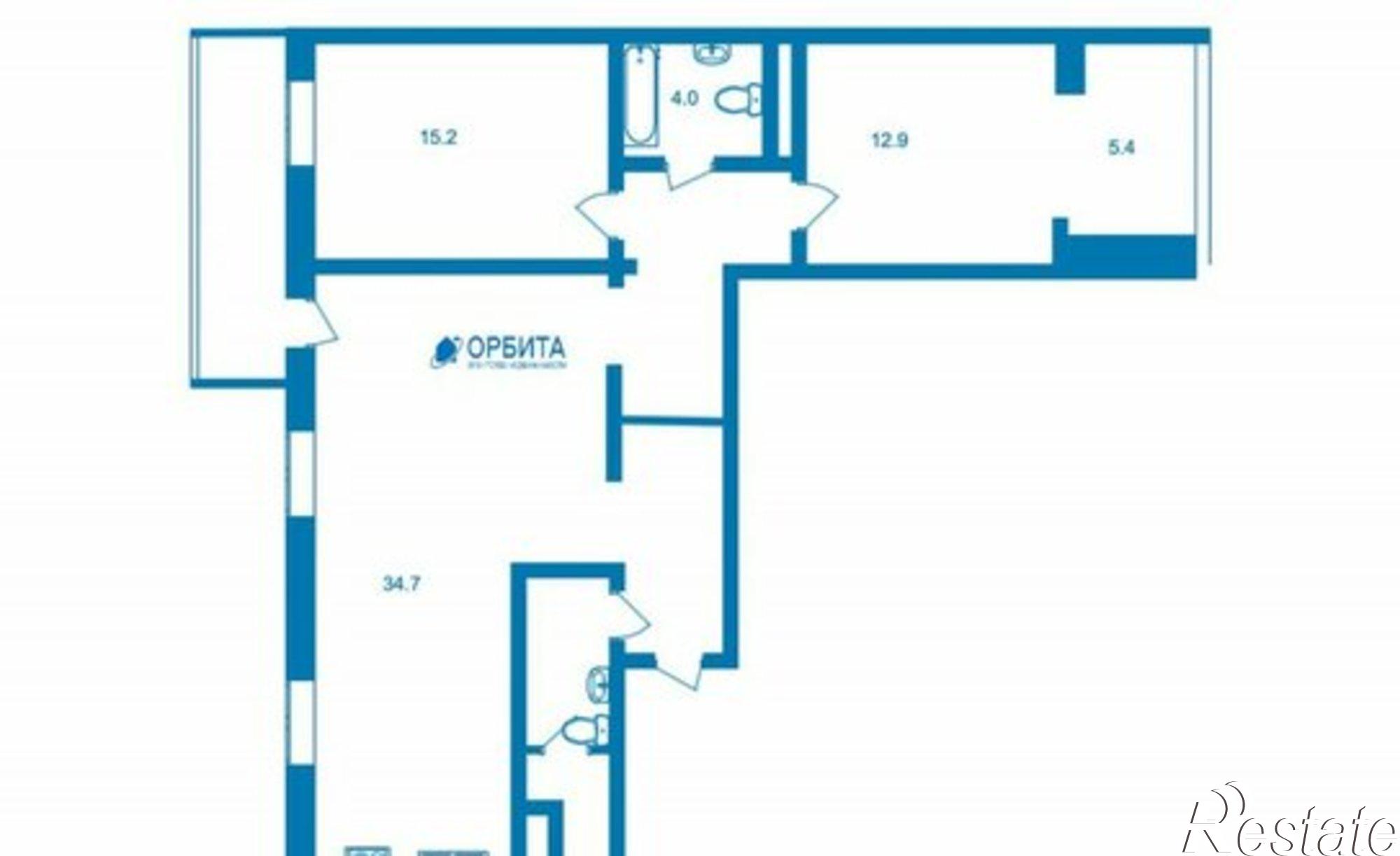 Купить квартиру за 10 200 000 рублей на ул Депутатская, 112