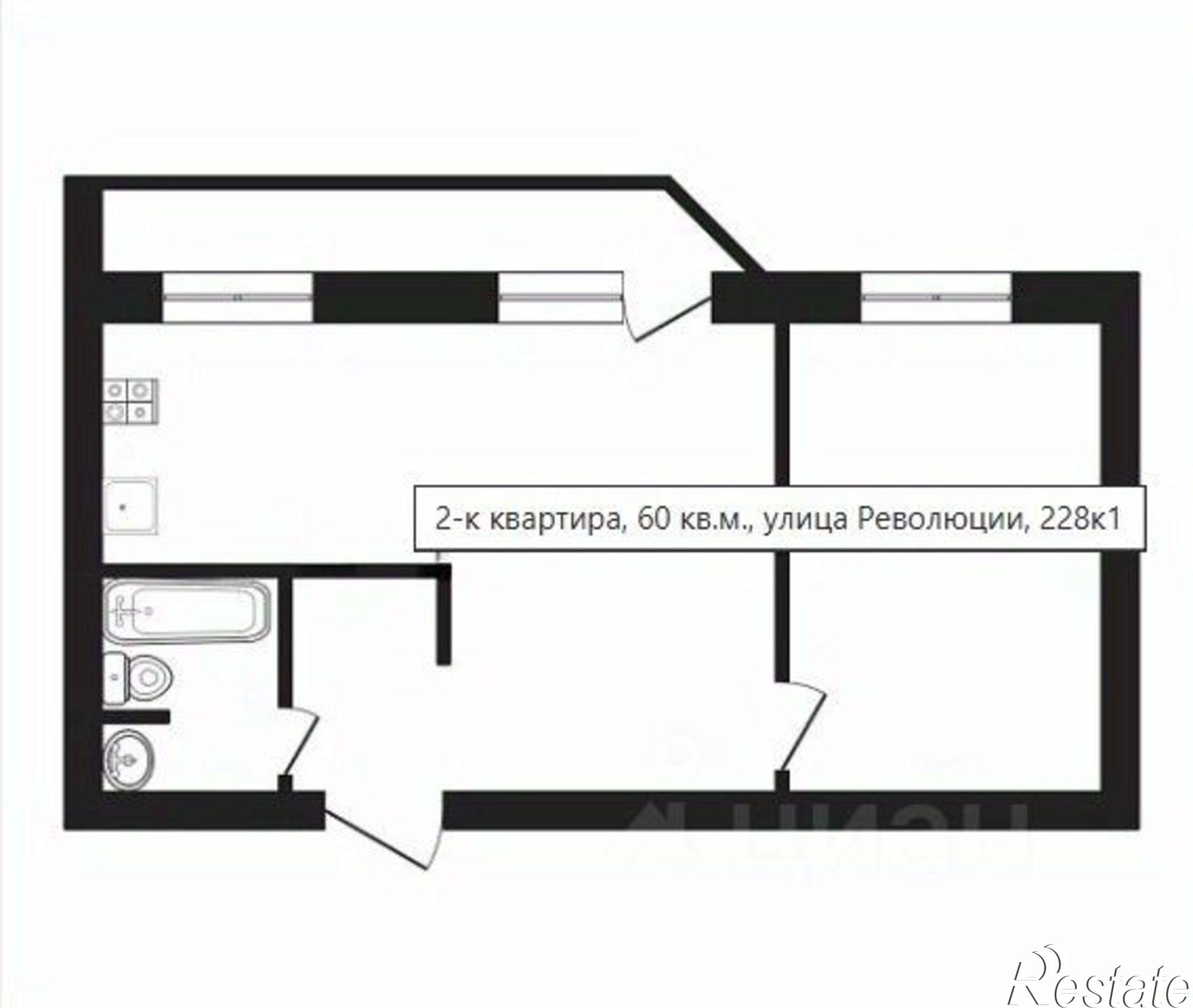 Купить квартиру за 7 900 000 рублей на ул Революции, 228 1
