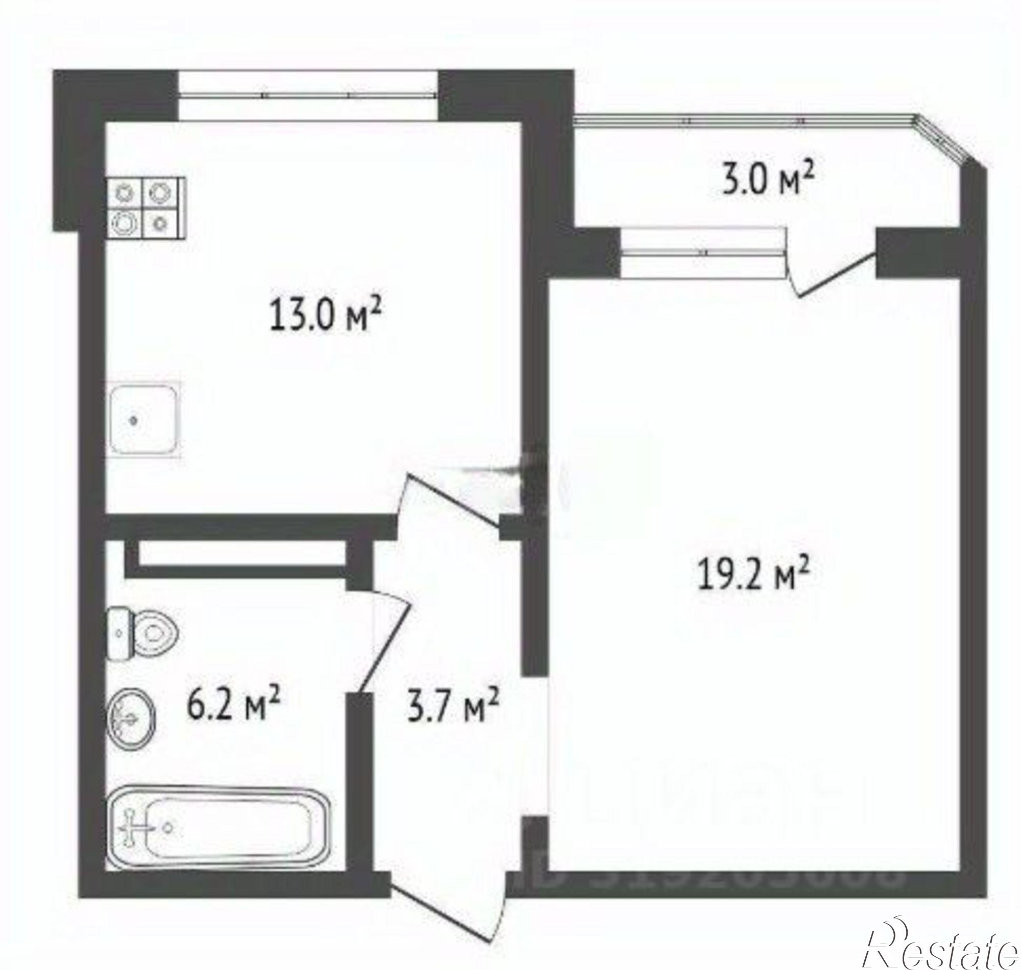 Купить квартиру за 5 500 000 рублей на ул Кремлевская, 110 2
