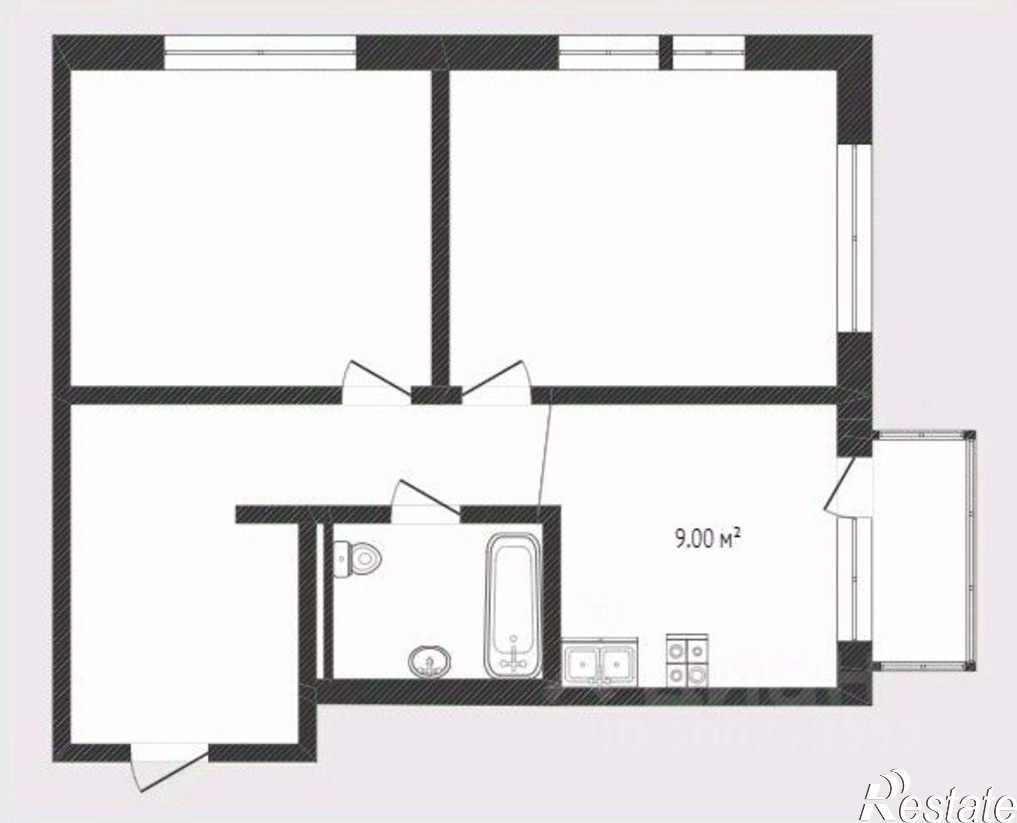 Купить квартиру за 6 800 000 рублей на Полевая улица, 117 к5