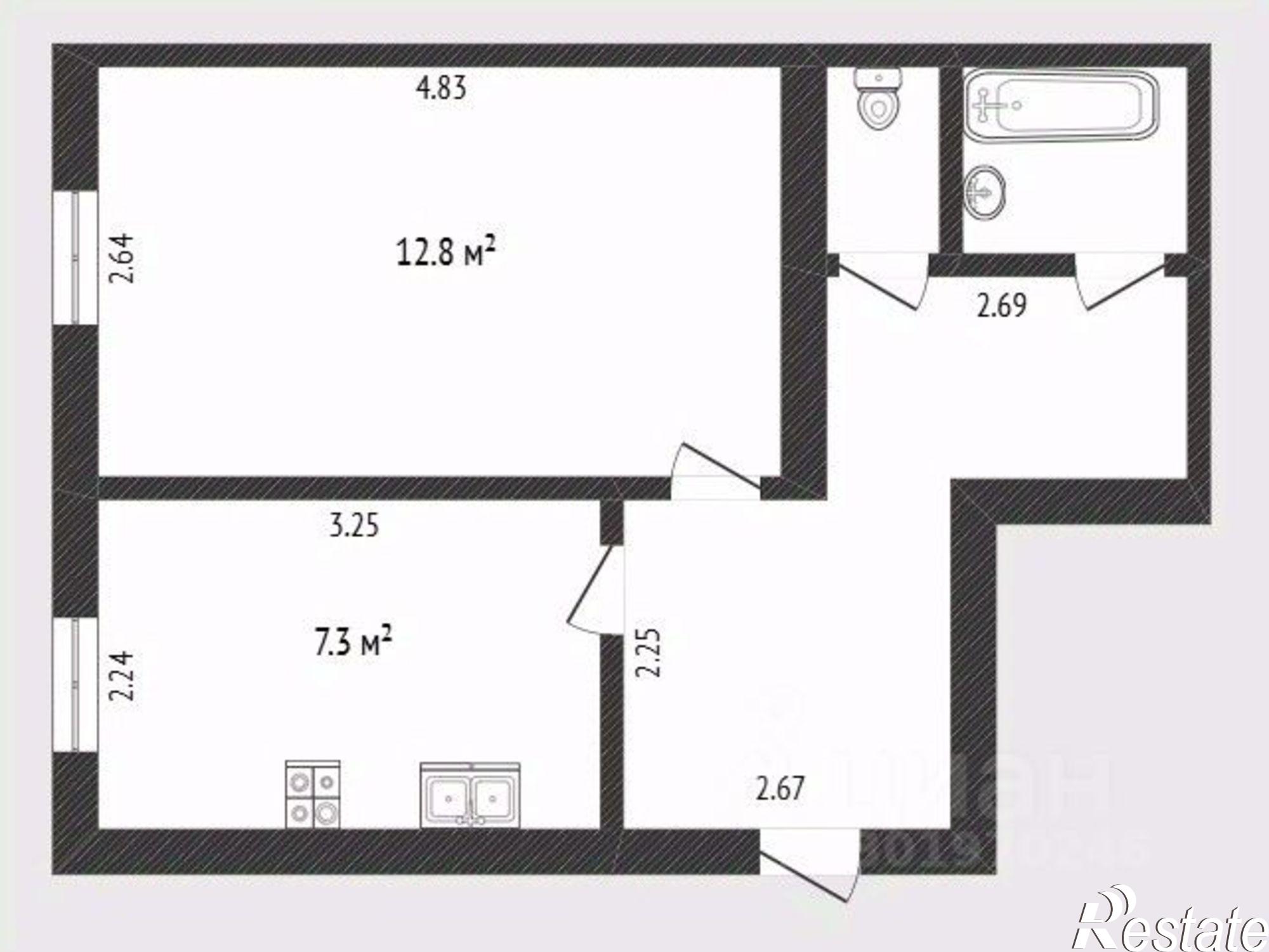 Купить квартиру за 3 500 000 рублей на ул Полевая, 25