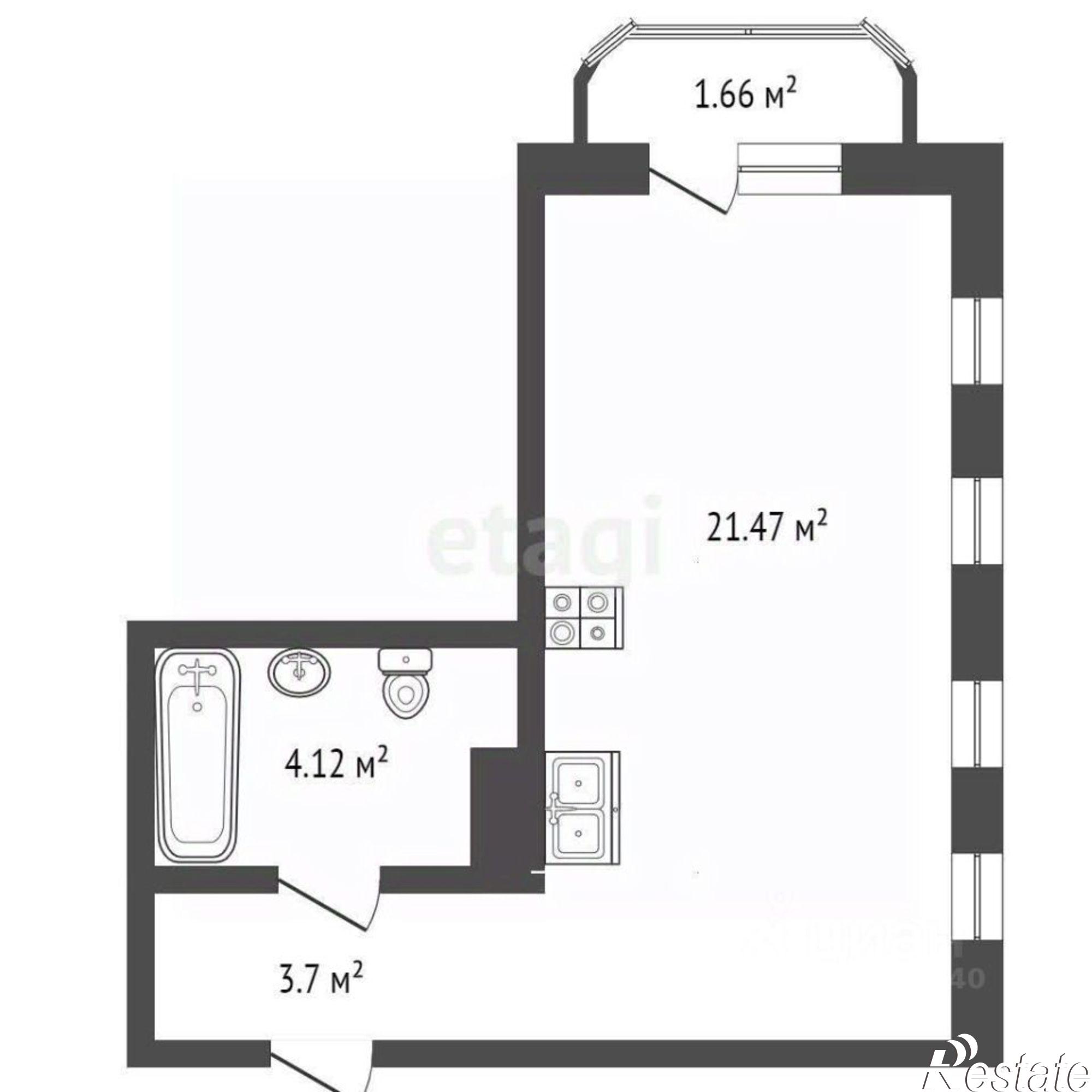 Купить квартиру за 7 350 000 рублей на улица Вадима Бованенко, 7