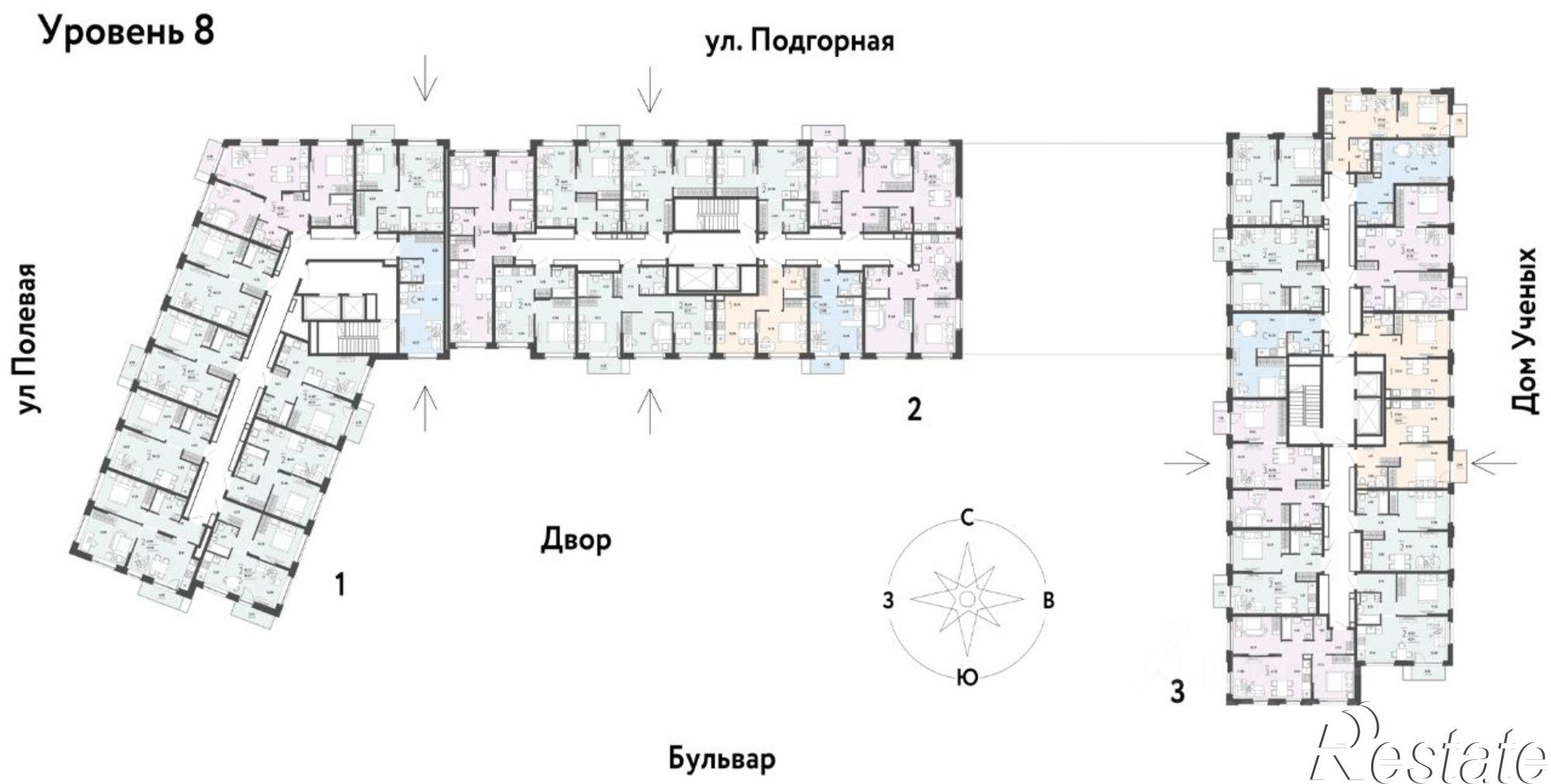 Купить квартиру за 7 588 890 рублей на ул Полевая, 108