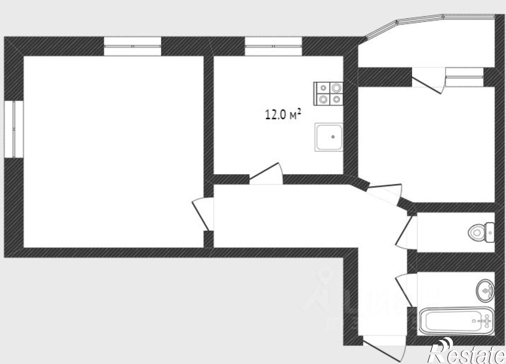 Купить квартиру за 8 800 000 рублей на ул Мельничная, 8