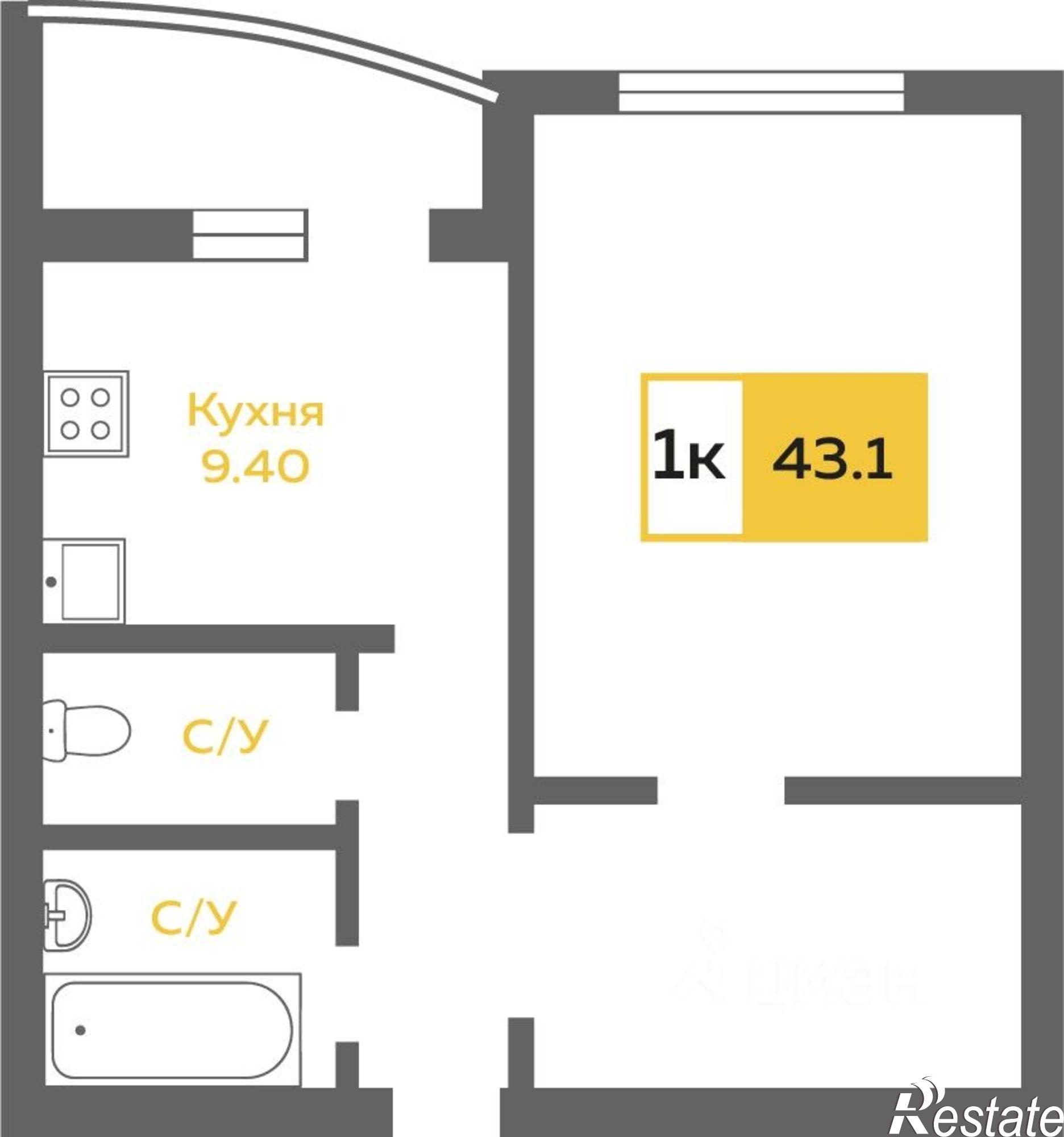 Купить квартиру за 4 950 000 рублей на ул Широтная, 190
