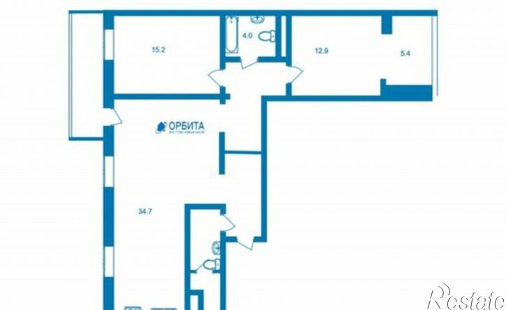 2-комн квартира ул Депутатская, 112,  д. 112