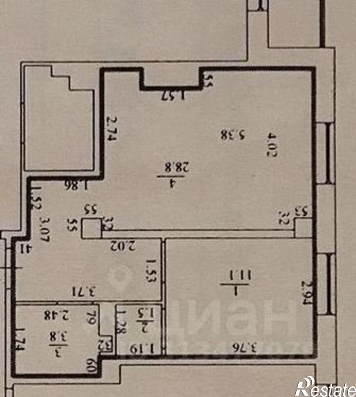 1-комн квартира ул Сакко, 24,  д. 24