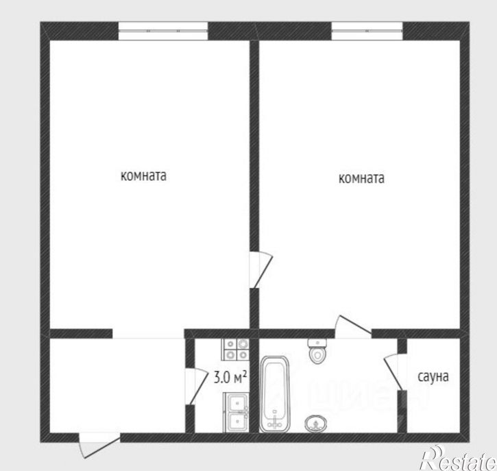 2-комн квартира ул Энергетиков, 30А,  д. 30А