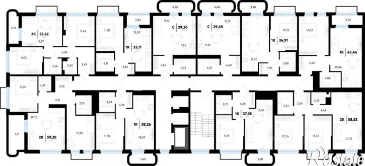 1-комн квартира в новом доме улица Василия Малкова, 32,  д. 32