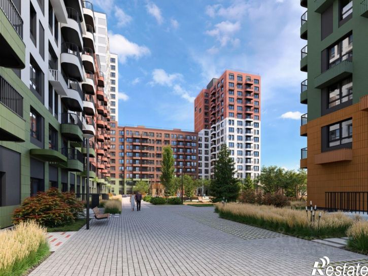 1-комн квартира в новом доме улица Василия Малкова, 32,  д. 32