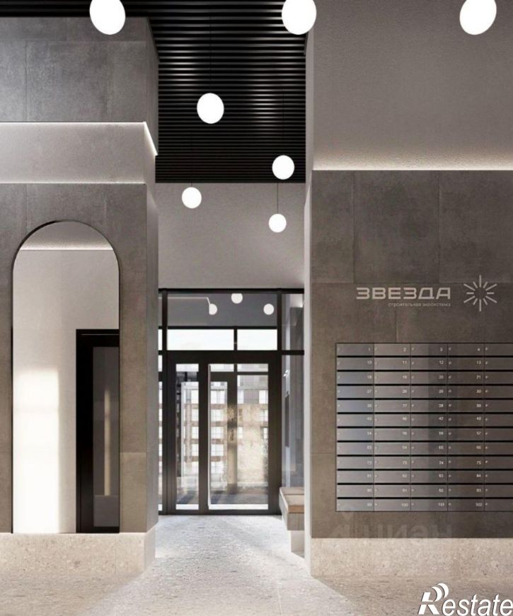 1-комн квартира в новом доме улица Рылеева, 28,  д. 28