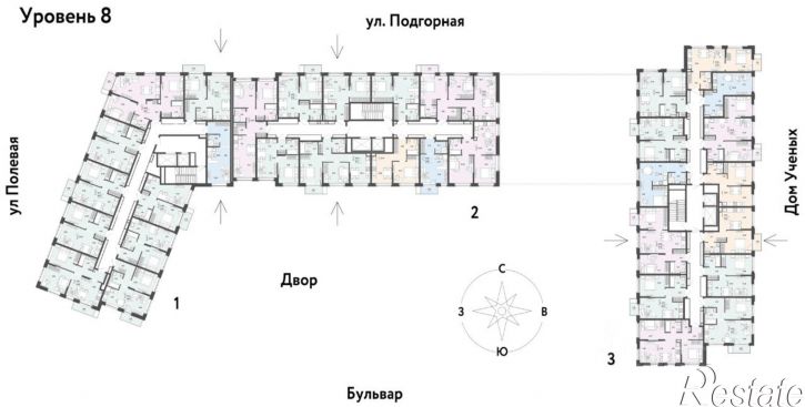 2-комн квартира в новом доме ул Полевая, 108,  д. 108