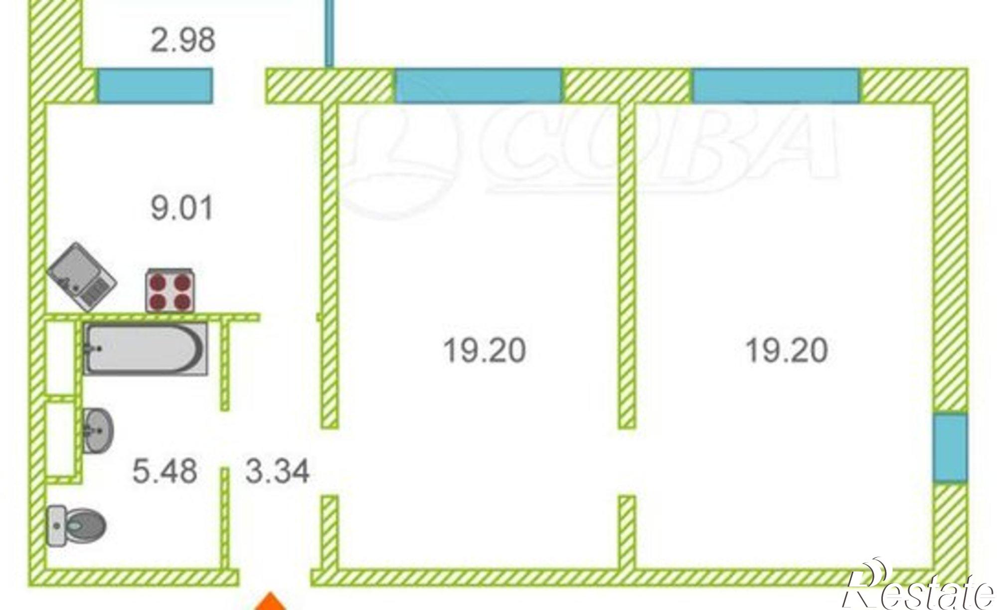 Купить квартиру за 8 000 000 рублей на ул Федюнинского, 60 2