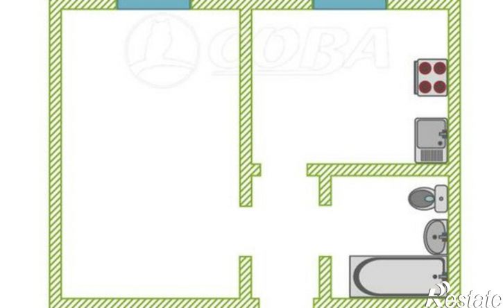 1-комн квартира улица Республики, 246,  д. 246