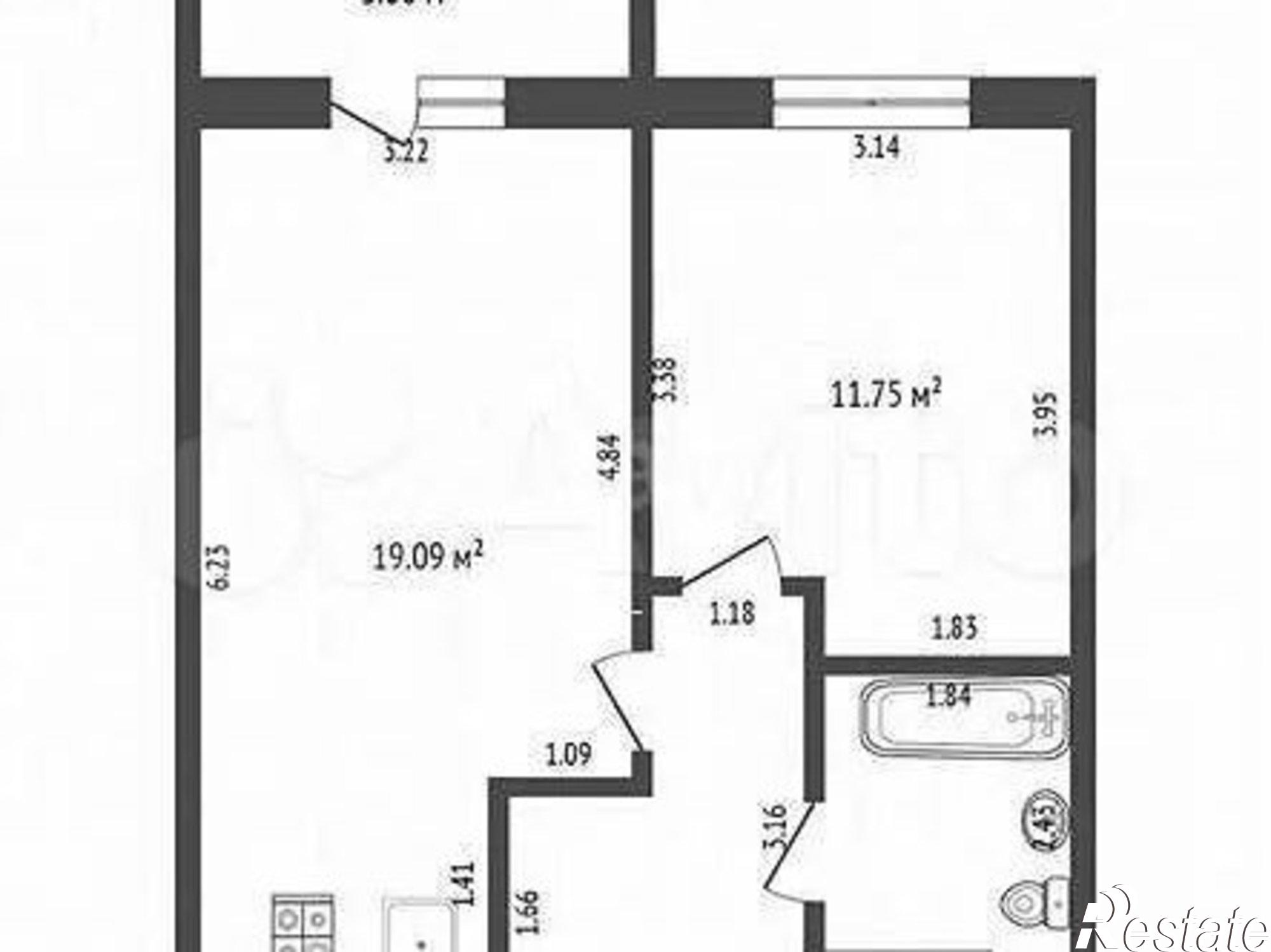 Купить квартиру за 6 100 000 рублей на улица Фармана Салманова, 8