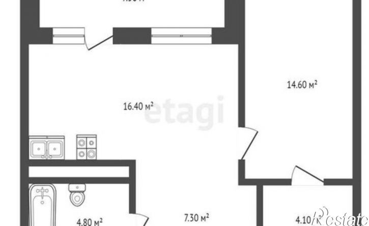1-комн квартира ул Барабинская, 39,  д. 39