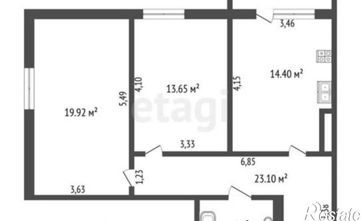 2-комн квартира Заречный проезд, 39 2,  д. 39 2,  к. 2