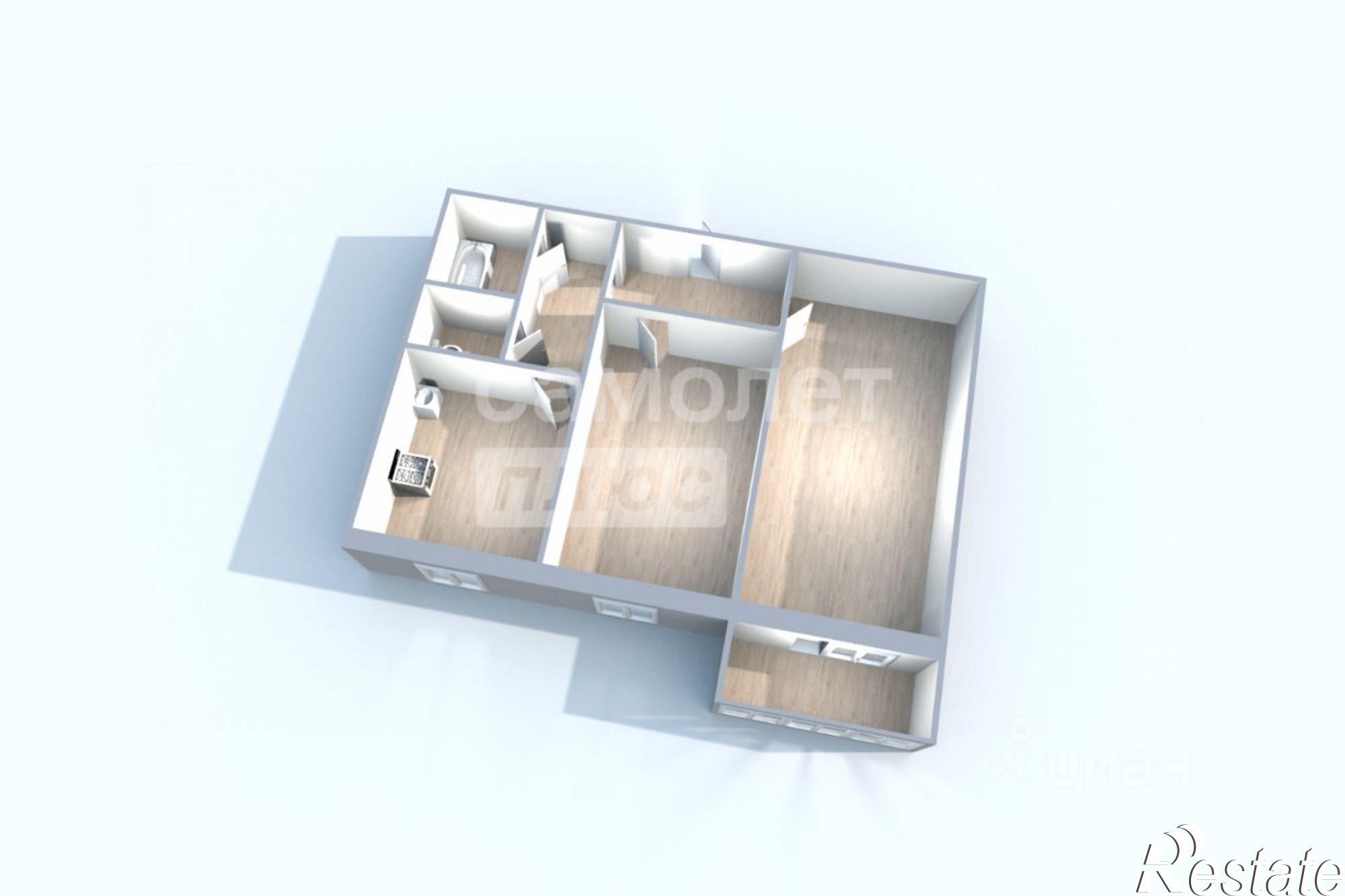 Купить квартиру за 3 800 000 рублей на ул Мира, 2в