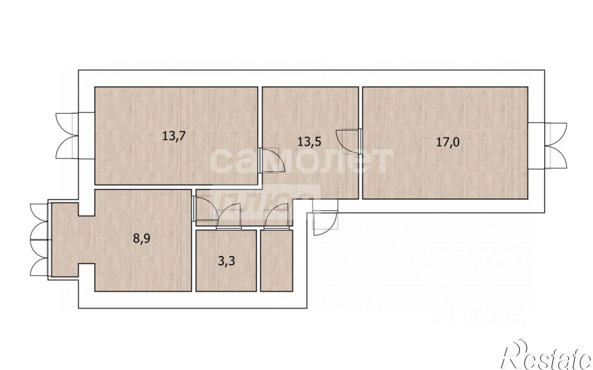 Купить квартиру за 6 650 000 рублей на ул Московский тракт, 85