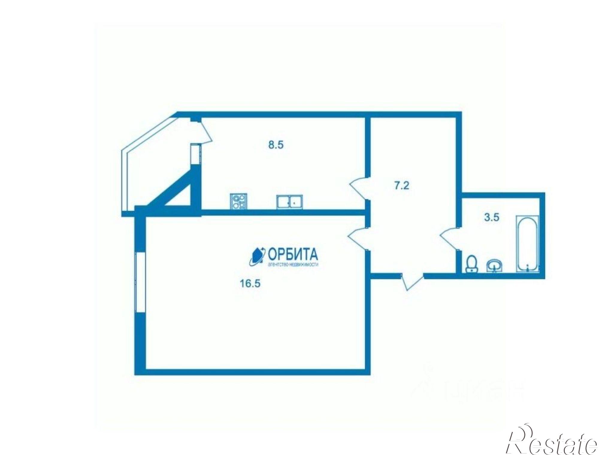 Купить квартиру за 3 675 000 рублей на ул Муравленко, 9