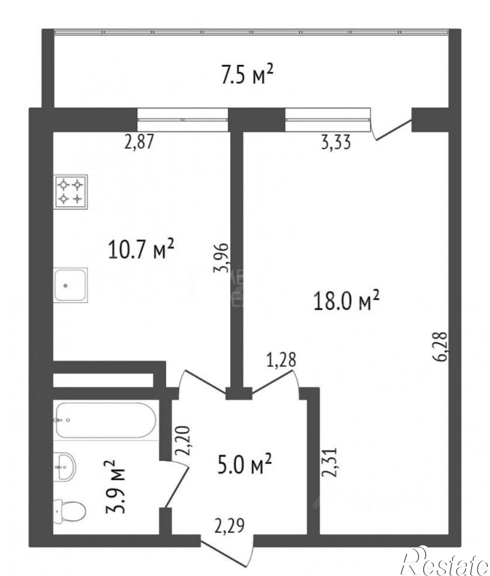 Сдать квартиру за 27 000 рублей на ул Ю.-Р.Г.Эрвье, 10