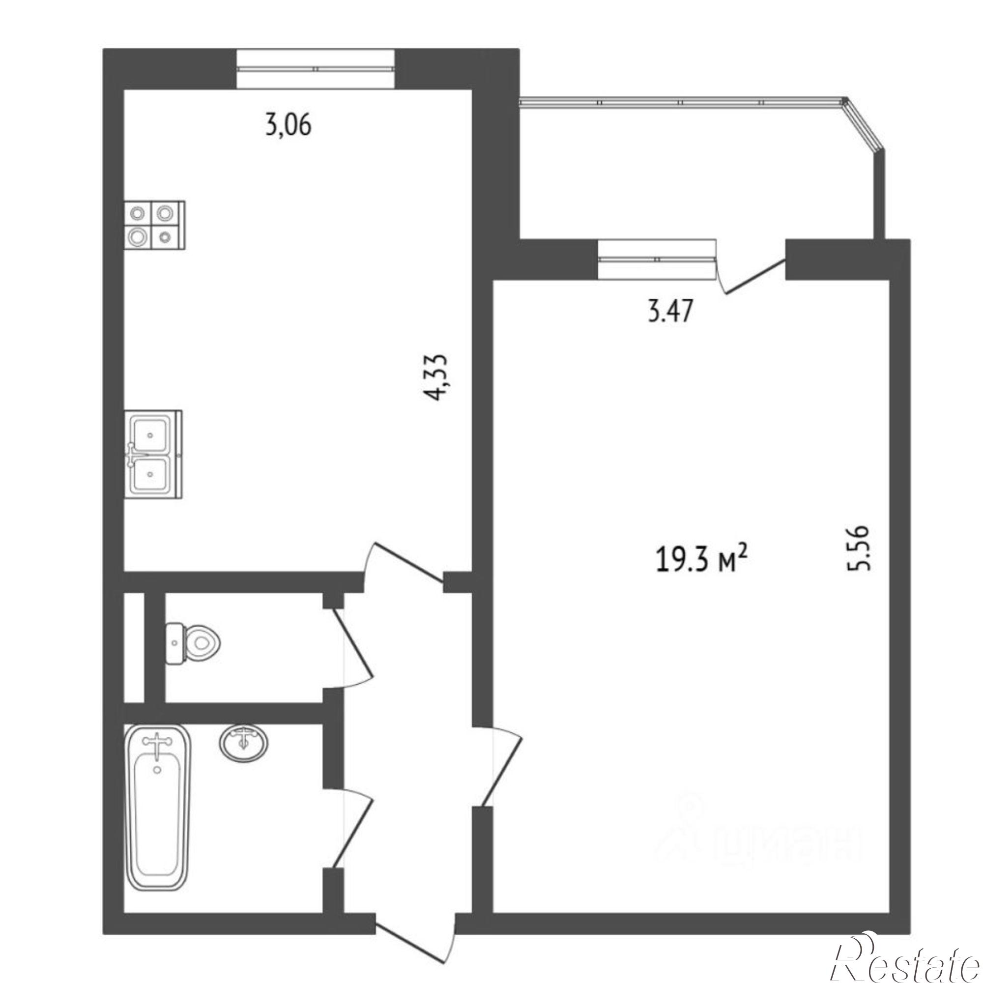 Купить квартиру за 5 200 000 рублей на Инженерная улица, 68