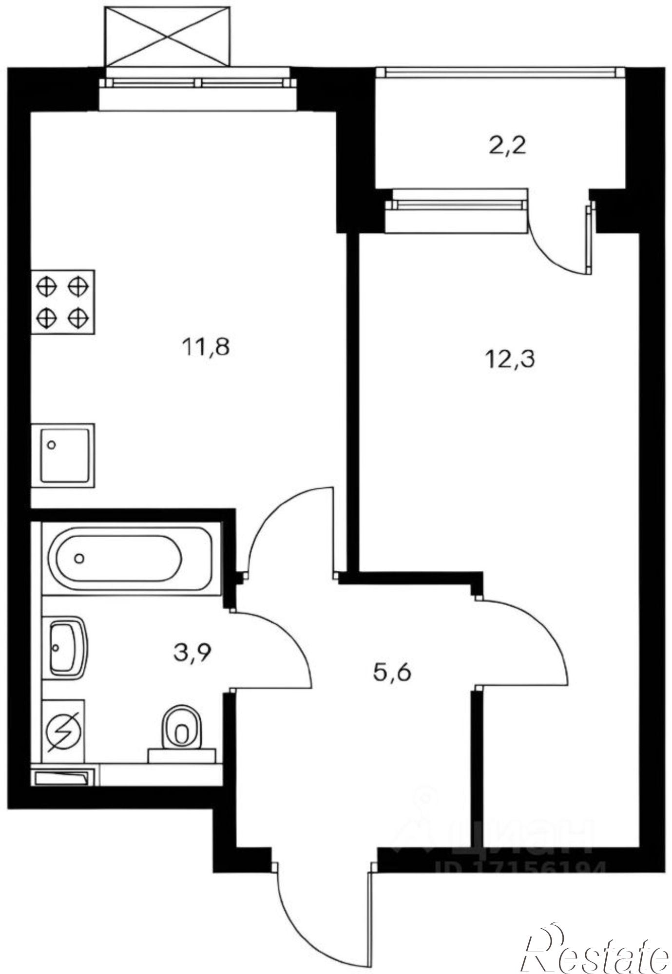 Купить квартиру за 5 600 000 рублей на ул Полевая, 117 5