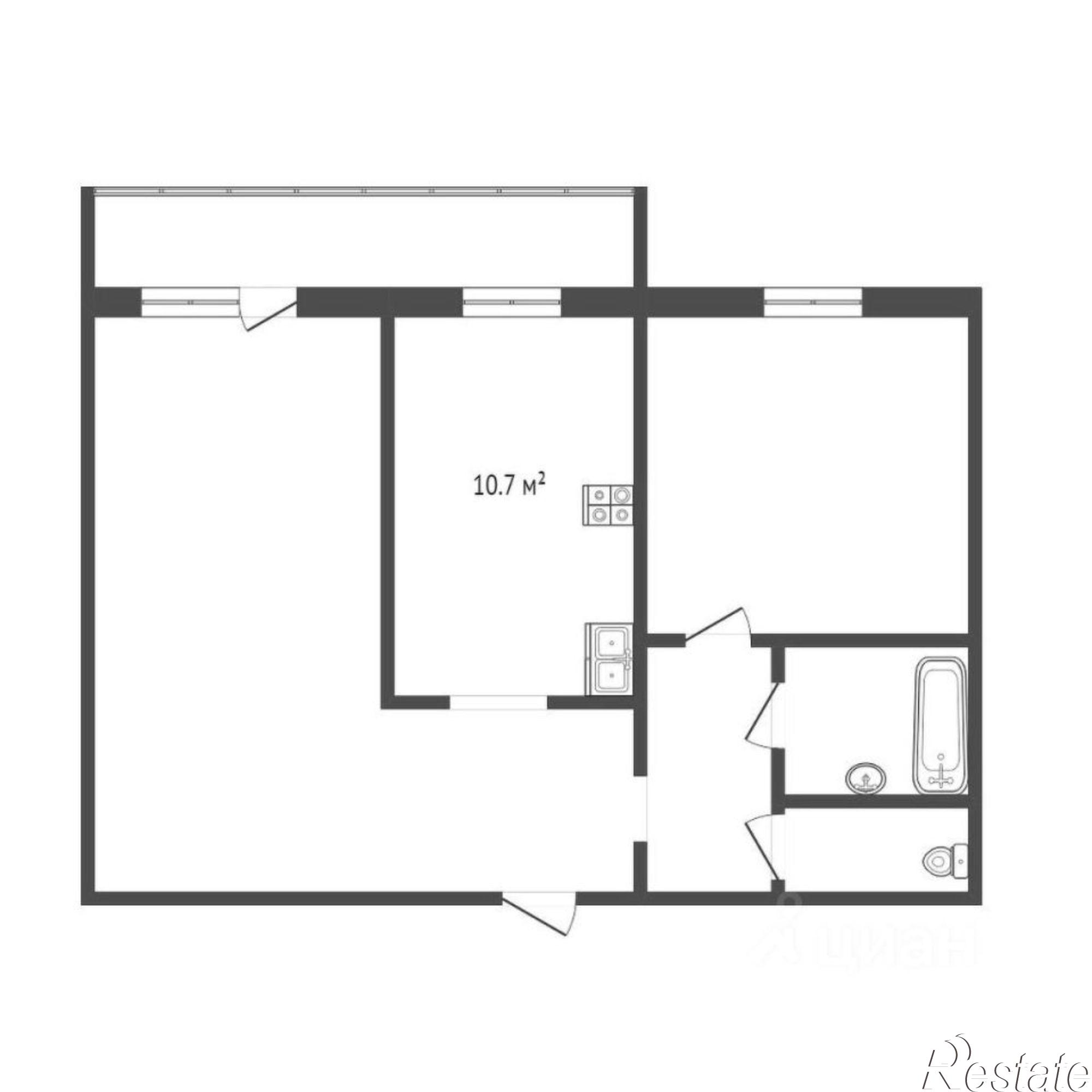 Купить квартиру за 6 400 000 рублей на ул Малая Боровская, 38 2