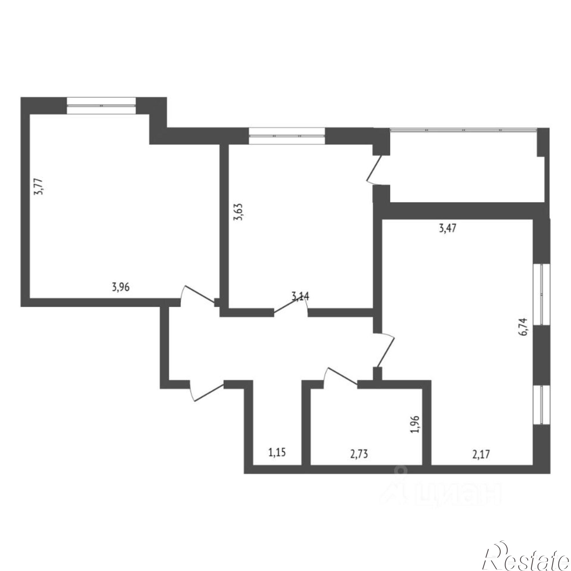 Купить квартиру за 8 250 000 рублей на улица Игоря Комиссарова, 10