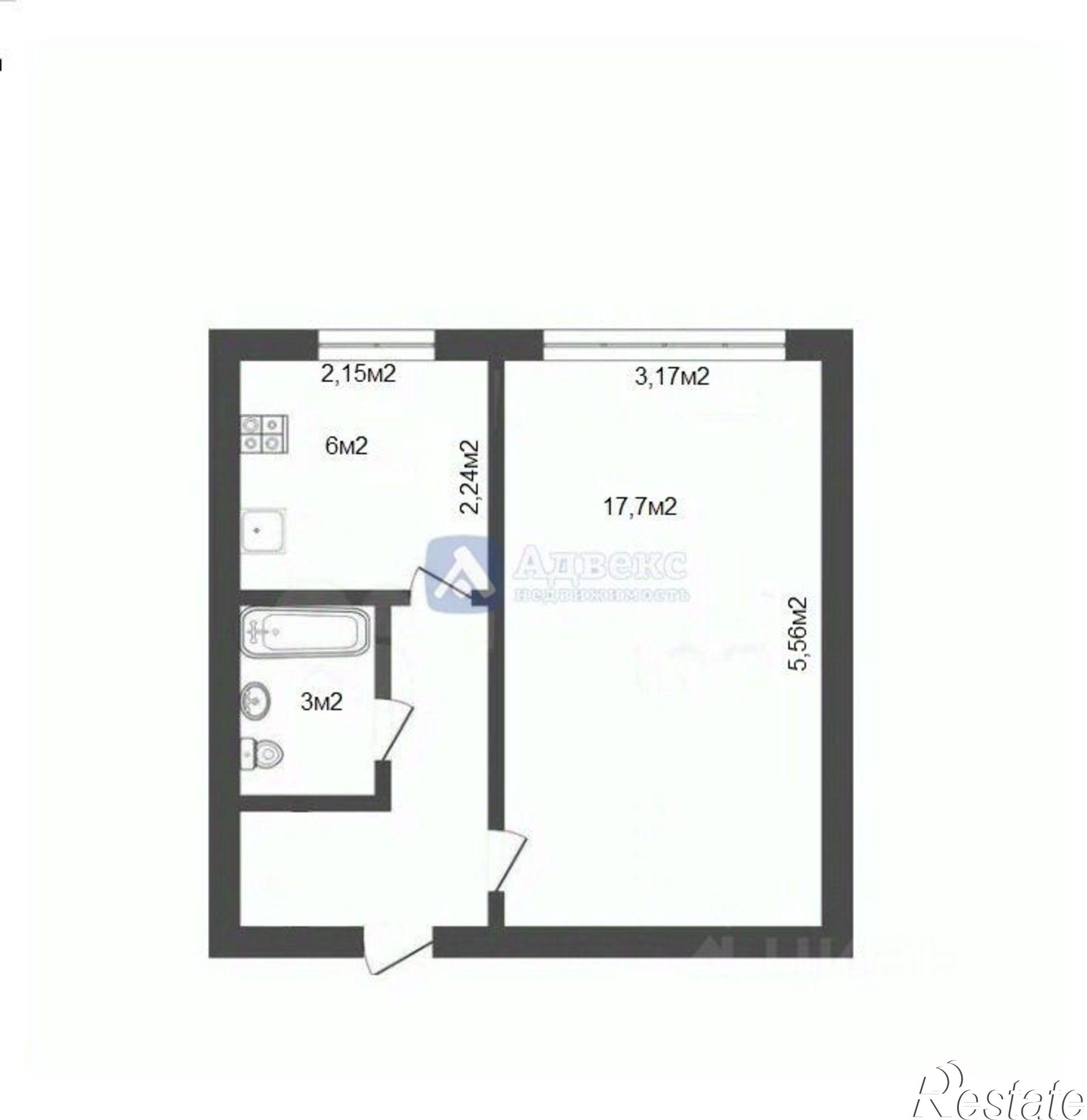 Купить квартиру за 2 900 000 рублей на улица Ватутина, 10