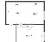 комната 30 кв м Мельзаводская улица, 19А