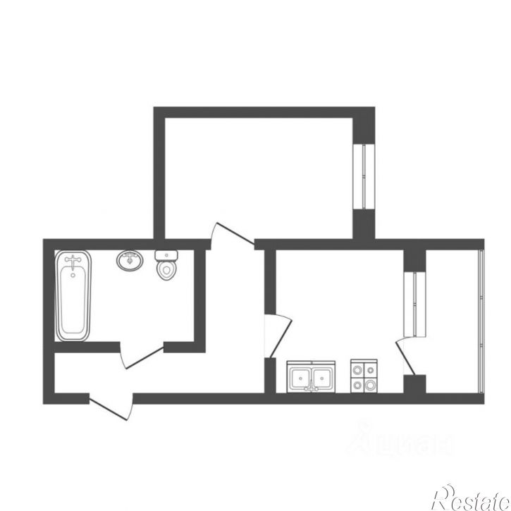 1-комн квартира улица Станислава Карнацевича, 1/1,  д. 1/1