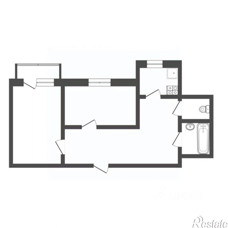 2-комн квартира улица Республики, 219,  д. 219