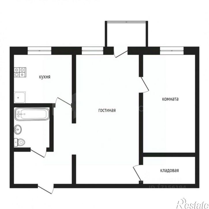 2-комн квартира Червишевский тракт, 66,  д. 66