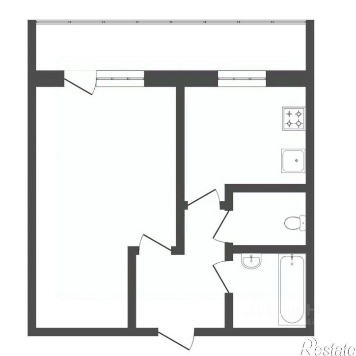 1-комн квартира улица 30 лет Победы, 115,  д. 115