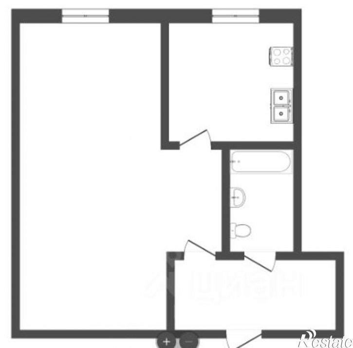 1-комн квартира улица Энергетиков, 6,  д. 6