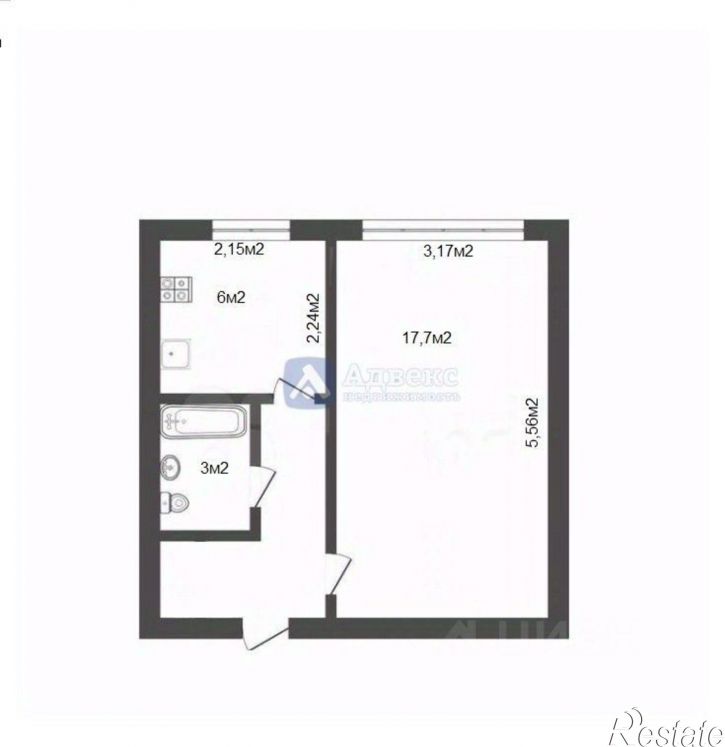 1-комн квартира улица Ватутина, 10,  д. 10