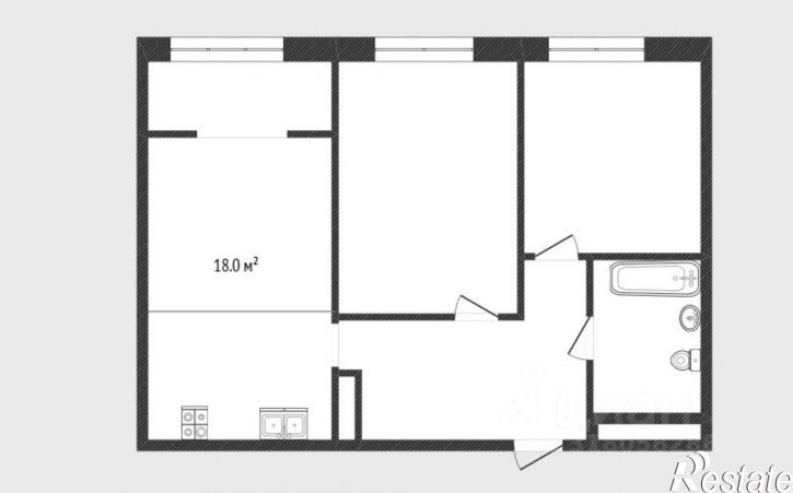 2-комн квартира улица Газовиков, 73 к4,  д. 73 к4