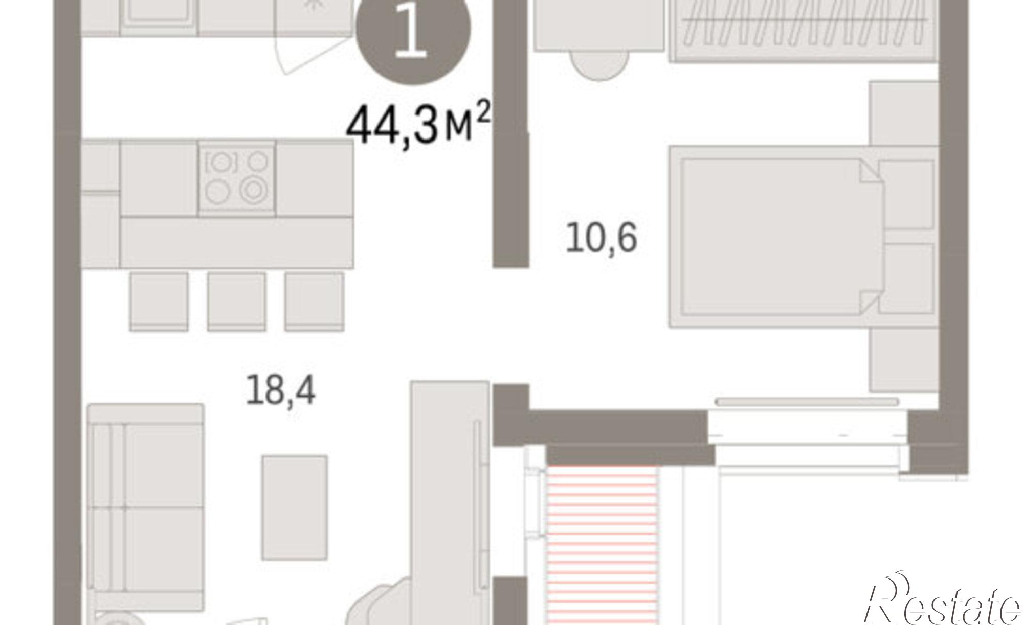 Купить квартиру за 10 410 000 рублей на Минская улица, 92