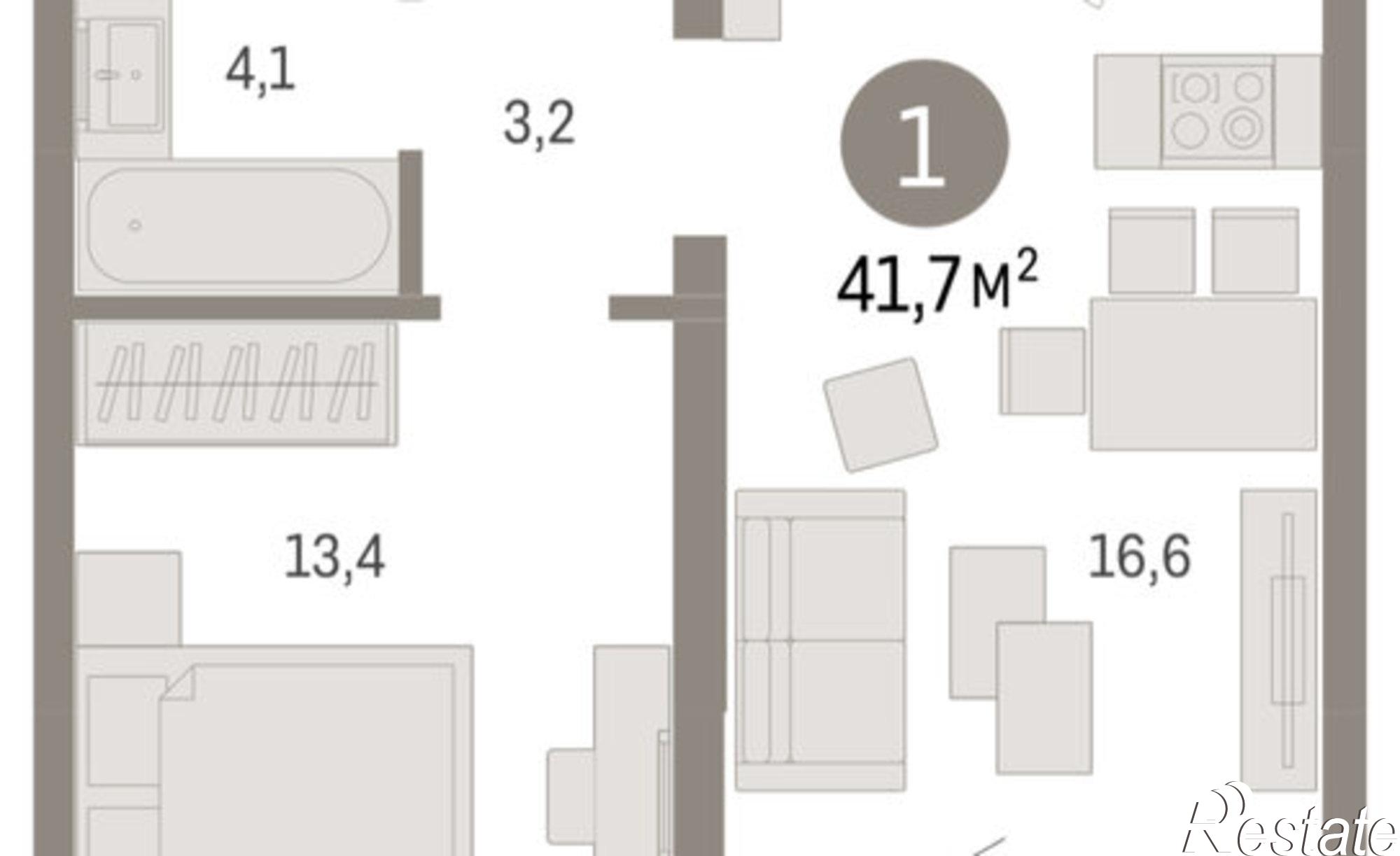 Купить квартиру за 10 150 000 рублей на ул Минская, 69
