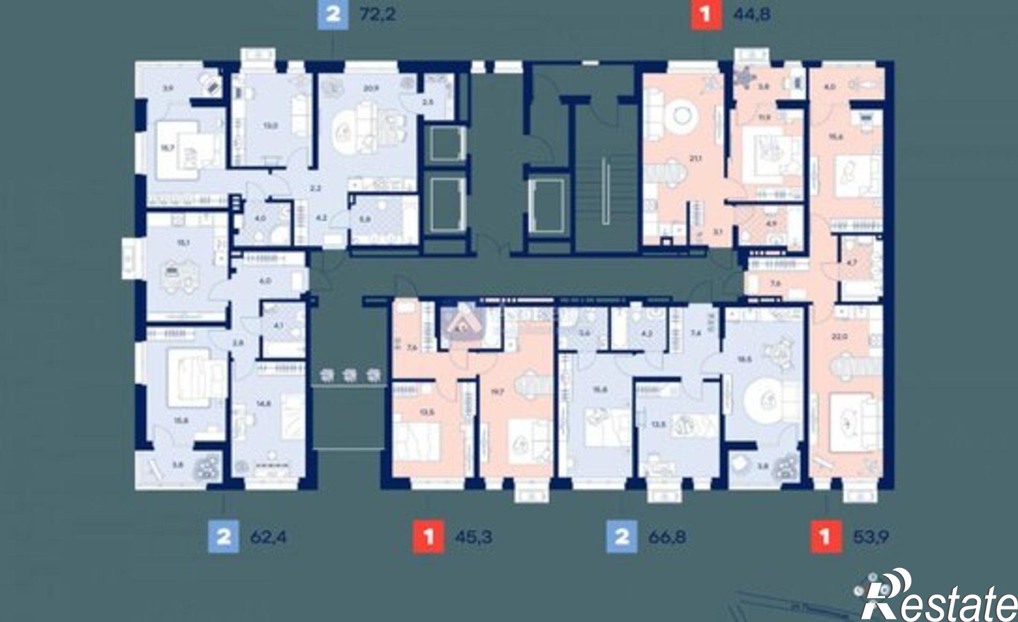 Купить квартиру за 10 540 000 рублей на ул Пышминская, 216а