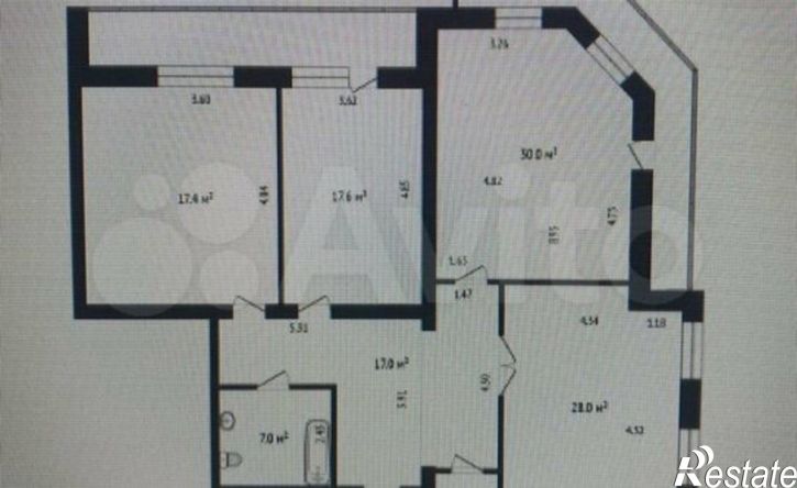 3-комн квартира улица Демьяна Бедного, 104/1,  д. 104/1