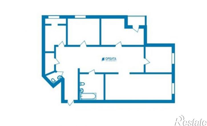 5-комн квартира улица Валерии Гнаровской, 5 к1,  д. 5 к1