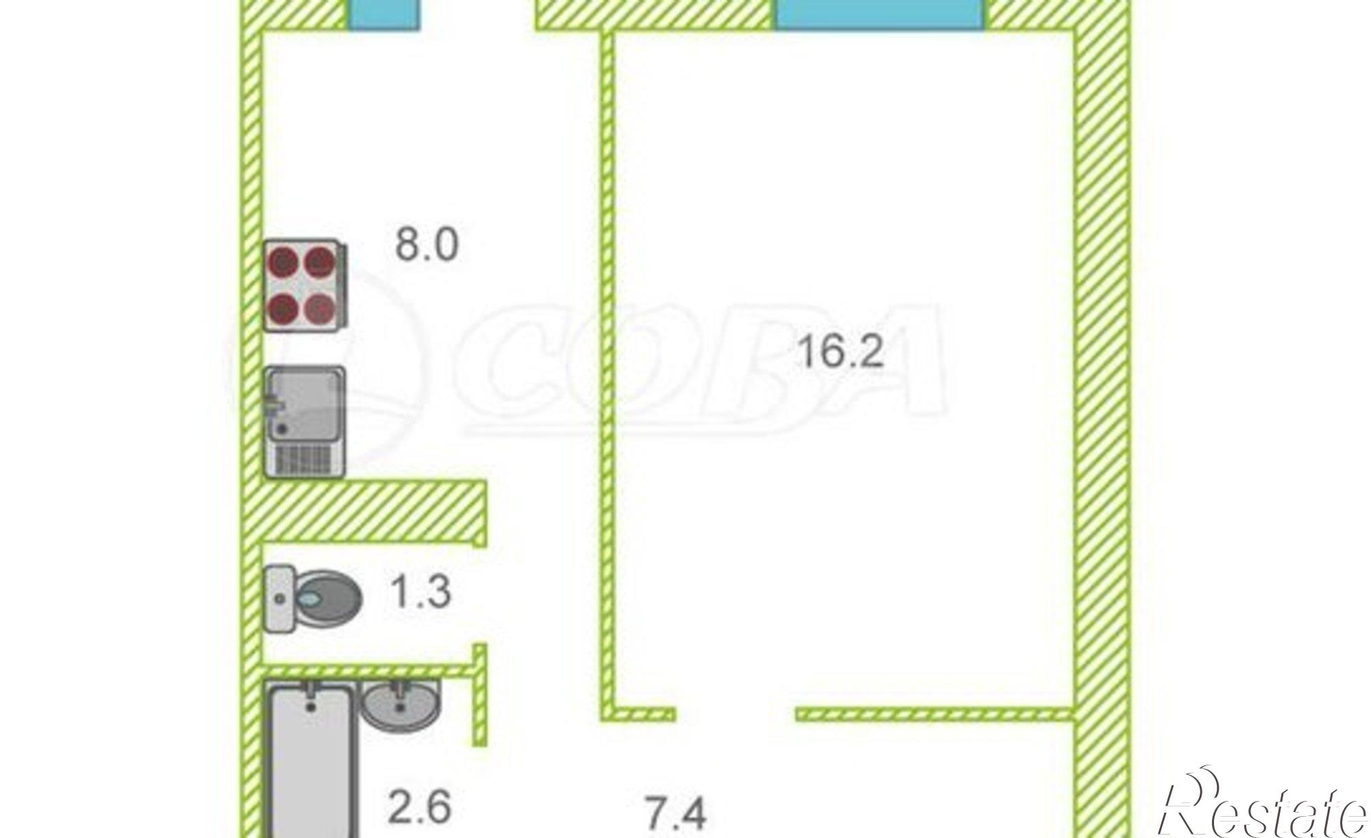 Купить квартиру за 3 990 000 рублей на улица Домостроителей, 9